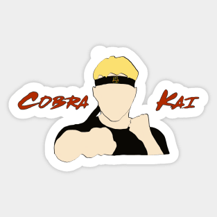 johnny lawrence cobra kai Sticker